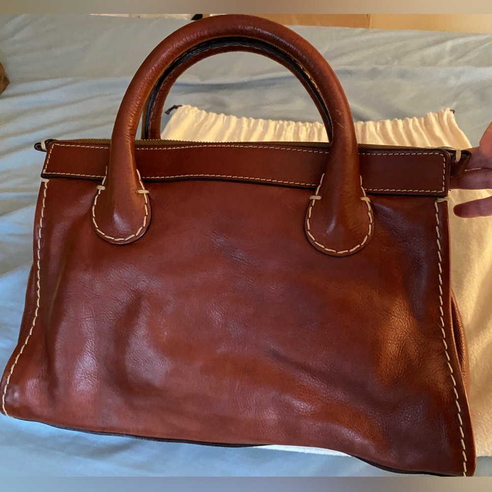 โญ๏ธHPโญ๏ธChloรฉ "Edith" satchel bag in buffalo leather๐ - Picture 6 of 13
